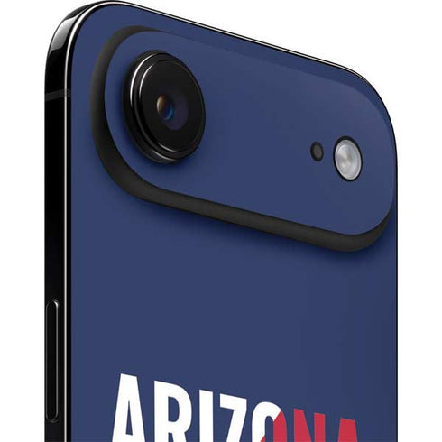 University of Arizona Wildcats Logo Split Blue iPhone 17 Air Skin