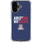 University of Arizona Wildcats Logo Split Blue iPhone 17 Clear Case
