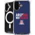 University of Arizona Wildcats Logo Split Blue iPhone 17 MagSafe Case