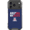 University of Arizona Wildcats Logo Split Blue iPhone 17 Pro Clear Case