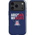 University of Arizona Wildcats Logo Split Blue iPhone 17 Pro Magsafe Impact Case