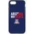 University of Arizona Wildcats Logo Split Blue iPhone Cases