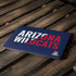 University of Arizona Wildcats Logo Split Blue Apple MacBook Air Skin