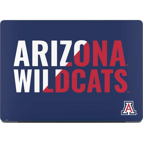 University of Arizona Wildcats Logo Split Blue Apple MacBook Pro 14-inch Skin