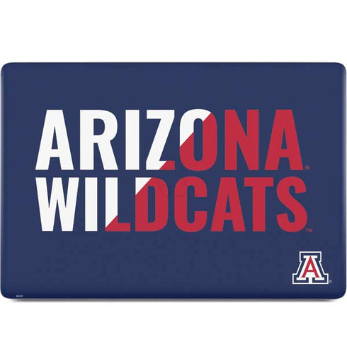 University of Arizona Wildcats Logo Split Blue MacBook Skins