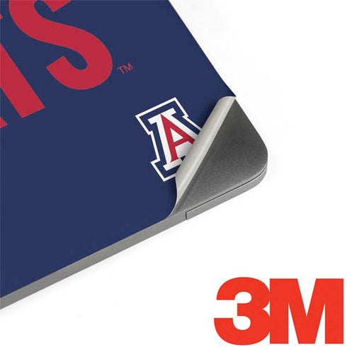 University of Arizona Wildcats Logo Split Blue MacBook Skins