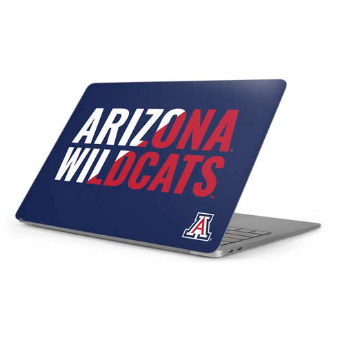 University of Arizona Wildcats Logo Split Blue Apple MacBook Pro 16-inch Skin
