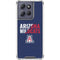 University of Arizona Wildcats Logo Split Blue Moto G 5G (2025) Clear Case