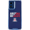 University of Arizona Wildcats Logo Split Blue Moto G 5G (2024) Clear Case