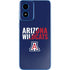 University of Arizona Wildcats Logo Split Blue Moto G Play 4G (2024) Skin