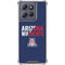 University of Arizona Wildcats Logo Split Blue Moto G Power 5G (2025) Clear Case