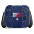 University of Arizona Wildcats Logo Split Blue Nintendo Skins