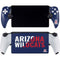 University of Arizona Wildcats Logo Split Blue PlayStation Portal Remote Player Skin