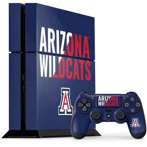 University of Arizona Wildcats Logo Split Blue PlayStation PS4 Skins