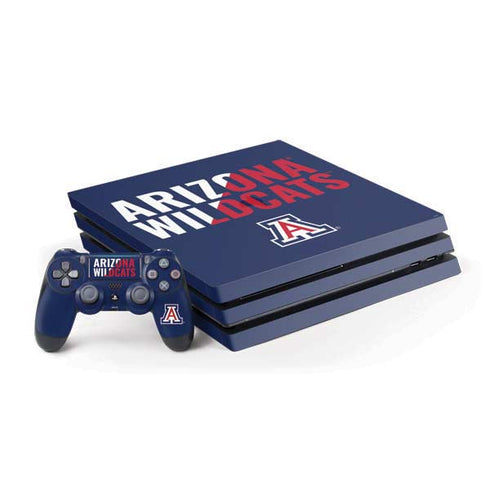 University of Arizona Wildcats Logo Split Blue PlayStation PS4 Skins
