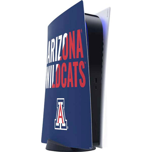 University of Arizona Wildcats Logo Split Blue PlayStation PS5 Skins