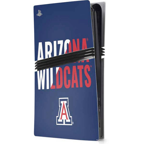 University of Arizona Wildcats Logo Split Blue PlayStation PS5 Skins
