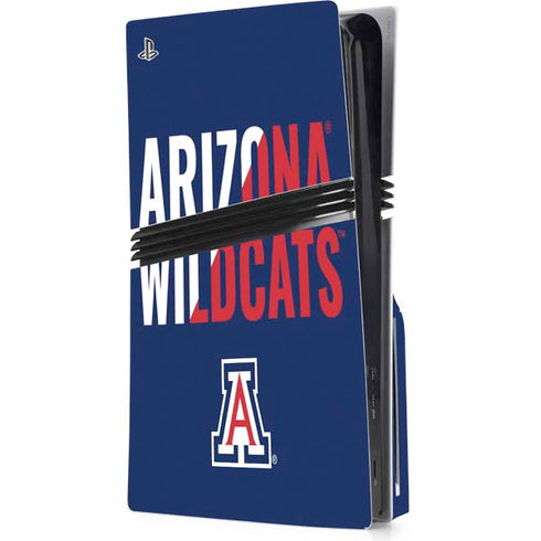 University of Arizona Wildcats Logo Split Blue PlayStation PS5 Skins
