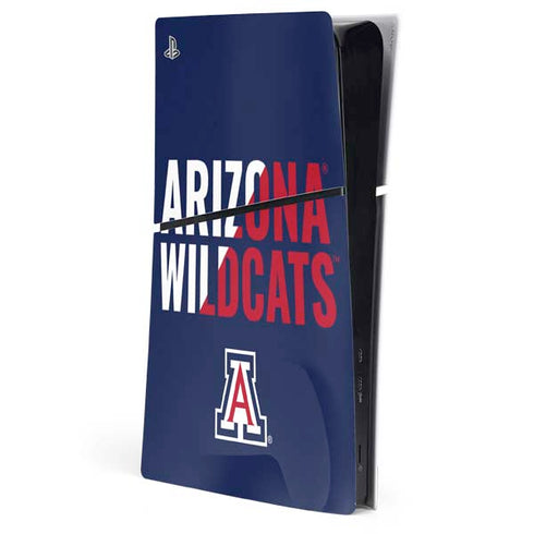 University of Arizona Wildcats Logo Split Blue PlayStation PS5 Skins