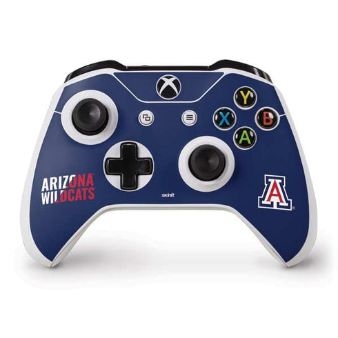 University of Arizona Wildcats Logo Split Blue Xbox One Skins