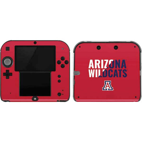 University of Arizona Wildcats Logo Split Red Nintendo Skins