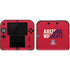 University of Arizona Wildcats Logo Split Red Nintendo Skins