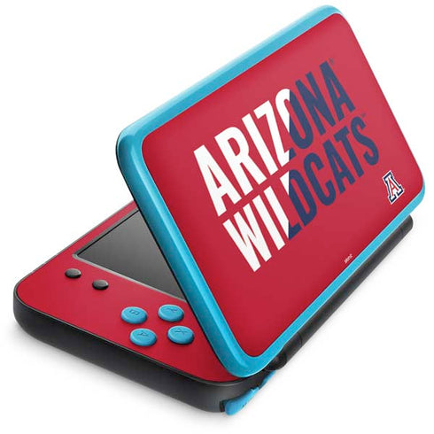 University of Arizona Wildcats Logo Split Red Nintendo Skins