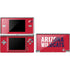 University of Arizona Wildcats Logo Split Red Nintendo Skins
