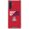University of Arizona Wildcats Logo Split Red Galaxy A17 Clear Case