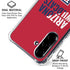 University of Arizona Wildcats Logo Split Red Galaxy A36 5G Clear Case