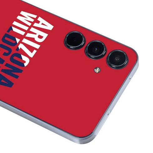 University of Arizona Wildcats Logo Split Red Galaxy A36 5G Skin