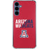 University of Arizona Wildcats Logo Split Red Galaxy A55 5G Clear Case