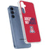 University of Arizona Wildcats Logo Split Red Galaxy A55 5G Clear Case