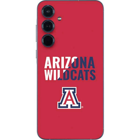 University of Arizona Wildcats Logo Split Red Galaxy A55 5G Skin