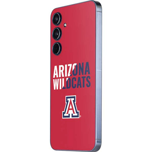 University of Arizona Wildcats Logo Split Red Galaxy A55 5G Skin