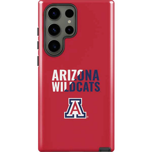 University of Arizona Wildcats Logo Split Red Galaxy S23 Ultra Pro Case
