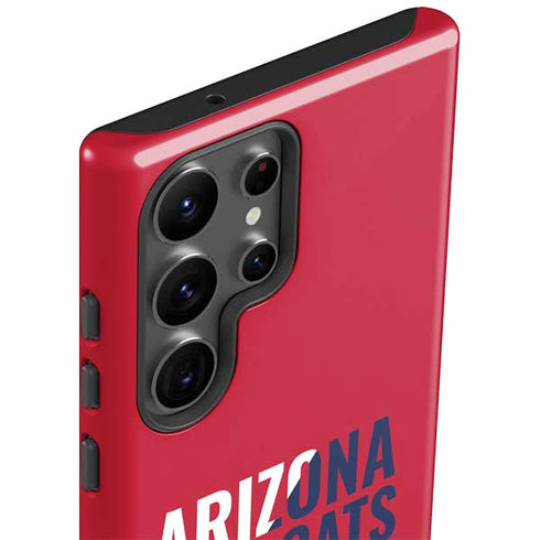 University of Arizona Wildcats Logo Split Red Galaxy S23 Ultra Pro Case