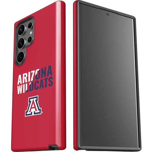 University of Arizona Wildcats Logo Split Red Galaxy S23 Ultra Pro Case