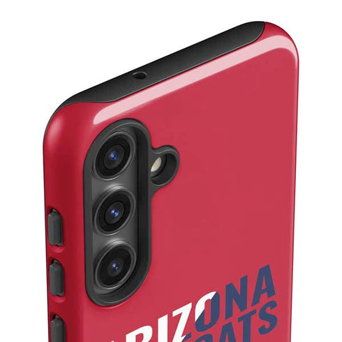 University of Arizona Wildcats Logo Split Red Galaxy S25 Impact Case