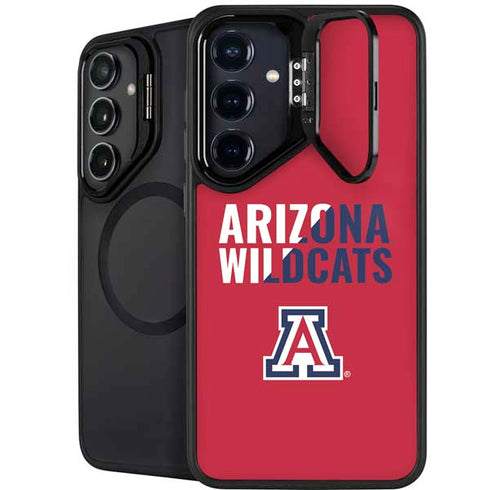 University of Arizona Wildcats Logo Split Red Galaxy S25 Kickstand Case