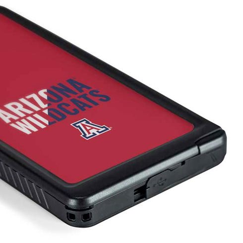 University of Arizona Wildcats Logo Split Red Galaxy S24 Ultra Waterproof Case