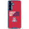 University of Arizona Wildcats Logo Split Red Galaxy S25 FE Clear Case