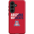 University of Arizona Wildcats Logo Split Red Galaxy S26 Impact Case