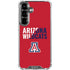 University of Arizona Wildcats Logo Split Red Galaxy S26 Plus Clear Case