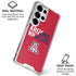 University of Arizona Wildcats Logo Split Red Galaxy S26 Ultra Clear Case