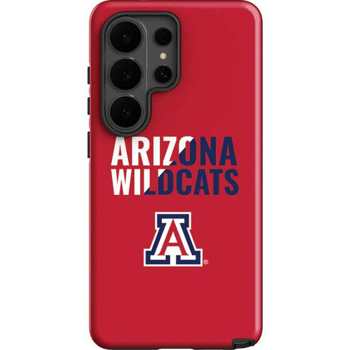 University of Arizona Wildcats Logo Split Red Galaxy S26 Ultra Impact Case