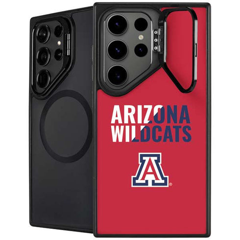 University of Arizona Wildcats Logo Split Red Galaxy S26 Ultra Kickstand Case