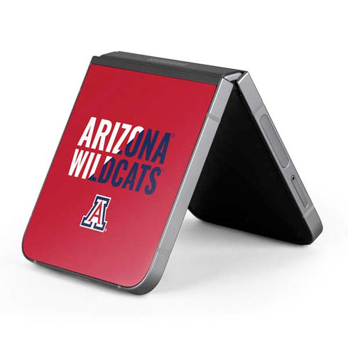 University of Arizona Wildcats Logo Split Red Galaxy Z Flip6 Skin