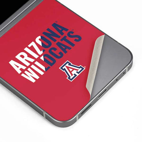 University of Arizona Wildcats Logo Split Red Galaxy Z Flip6 Skin