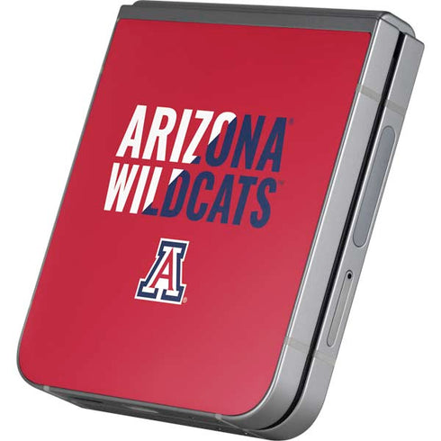 University of Arizona Wildcats Logo Split Red Galaxy Z Flip6 Skin